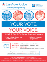 easy voter guide, nonpartisan, voting, voter guide, California, Prop 50