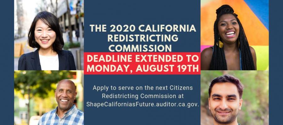 Apply to the Redistricting Commission Citizens Redistricting Commission, California, gerrymandering,
