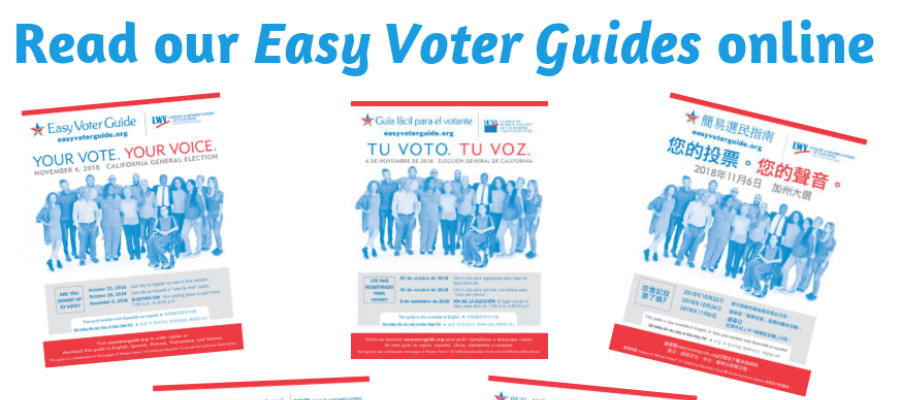 Easy Voter Guide online Easy Voter Guides online, cavotes, elections, california, voter guide